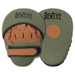 Benlee Moore Trainer Hook to Jab Pads Leather Army Green