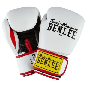 Benlee Draco Boxing Gloves Leather White