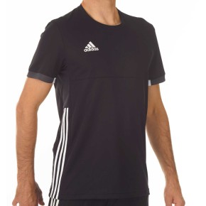 Sale Adidas T16 Team T-Shirt Men Black White AJ5306