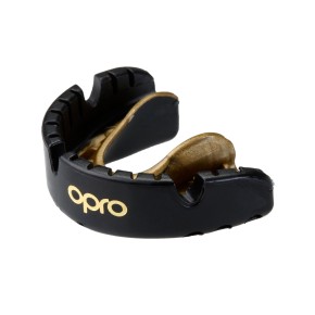 OPRO Mouthguard Gold Brace Senior mattBlack