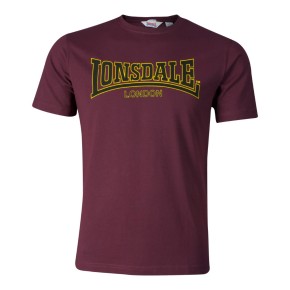 Lonsdale Classic SlimFit T-Shirt Oxblood Red