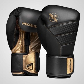 Hayabusa T3 Boxing Gloves Black Gold