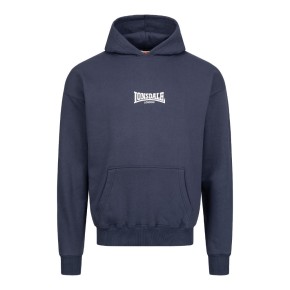 Lonsdale Achow Oversize Sweat Hoodie Navy Blue