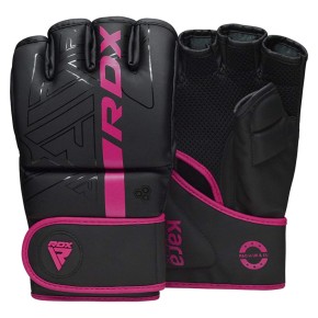 RDX Kara F6 MMA Handschuhe Schwarz Pink