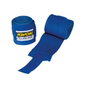 Kwon Clubline boxing bandage elastic 250cm Blue