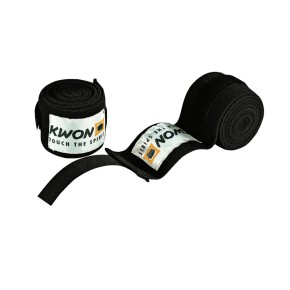Kwon boxing bandage inelastic 450cm Black