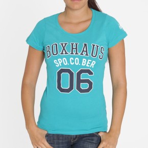 Sale BOXHAUS Brand Spo. Co. Women Shirt turquoise XS L XL