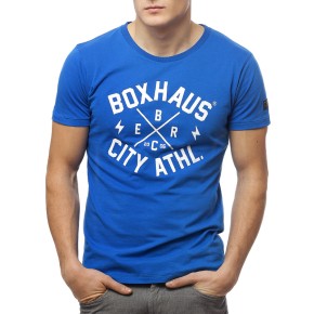 Sale BOXHAUS Brand Core T-Shirt Blue
