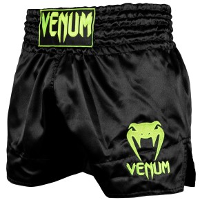 Venum Muay Thai Short Classic Black Neo Yellow